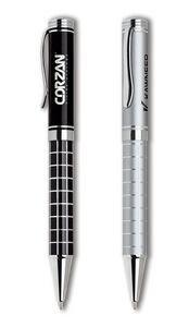 Metal Collection Twist Action Ballpoint Pen w Sleek Chrome Accent