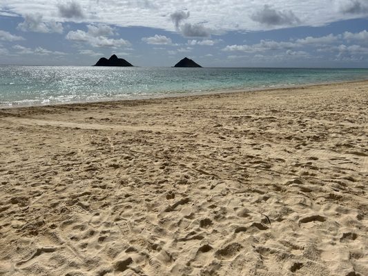 Small islands in the background