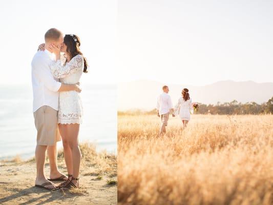 Santa Barbara Bluff Wedding Elopement