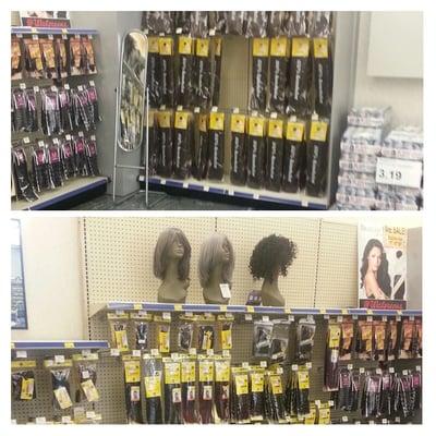 No photo department, but they have a hair weave/braid section #Remy