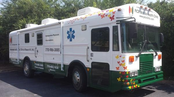 Catch us out on the move in our Mobile Medical Unit!