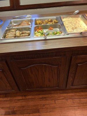 Potato & salad bar