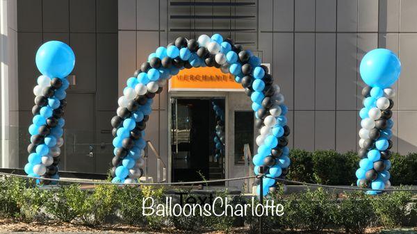 Carolina Panther Balloon Arch