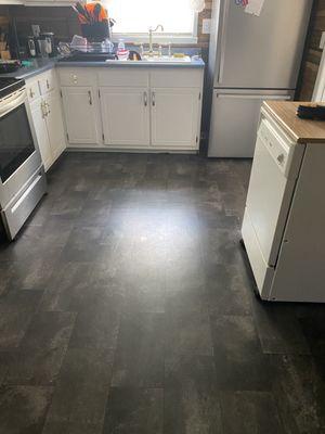 New sheet of vynel floor