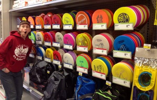 Disc golf discs galore!