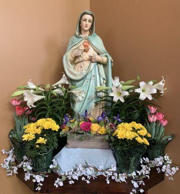 Our Lady statue