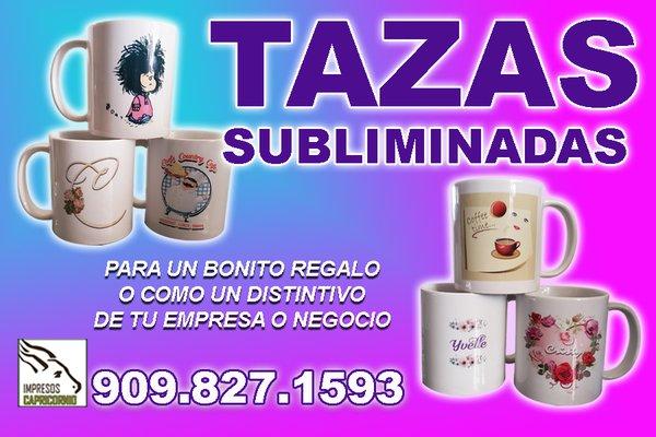 Tazas subliminadas