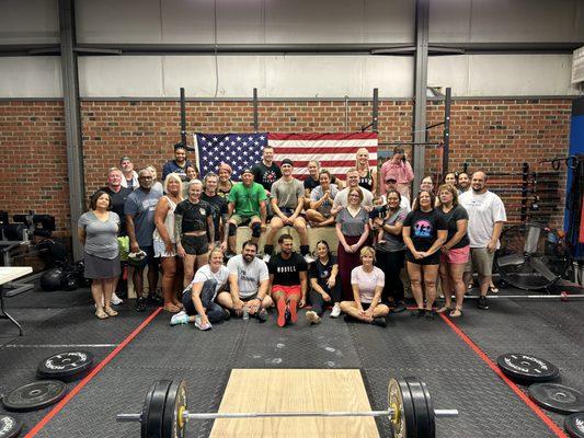 First Annual Olympic Weightlifting Meet was a HUGE success!!