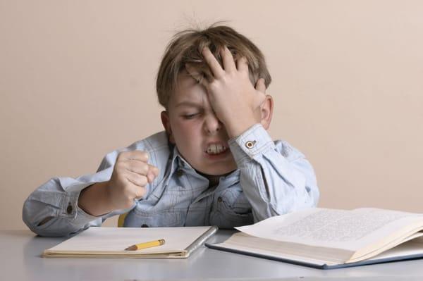 Don't let your child become frustrated - get your child help!