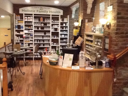 The supplement shop inside