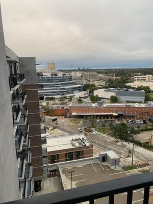 17th floor balcony. What a view!