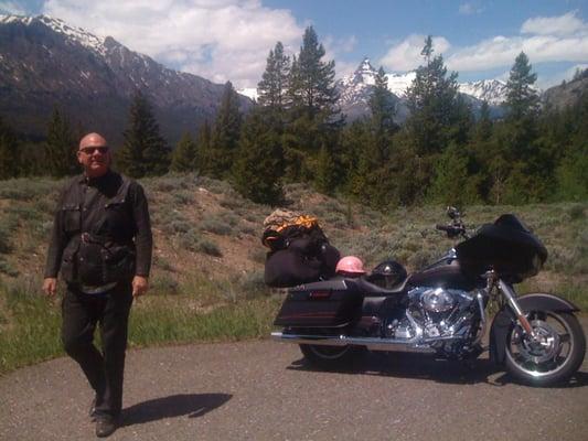 This photo was taken just outside of Yellowstone when my wife and I were biking the Beartooth Mountains.