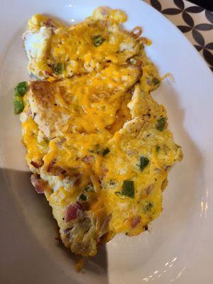 Three egg omelet