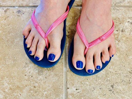 Great pedicure from Tina