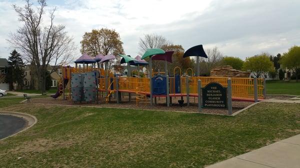 One of the outdoor playgrounds.