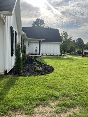 Residential landscaping in Fayetteville, AR