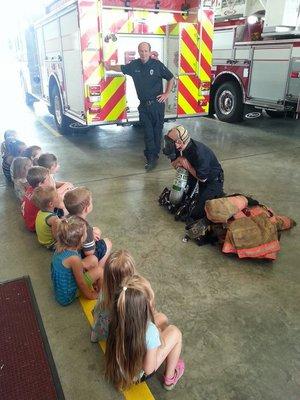 Field trips are always fun and the Fire Station is one of our favorite places to go!