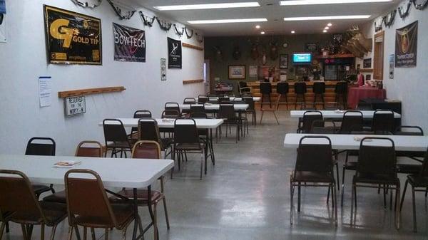 Event Space set up at The Minnow Bucket LLC, Waupaca, WI