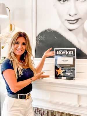 Award Best of Boston Lash Spa 2022