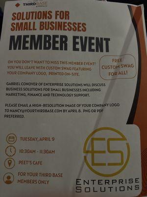 Member event!