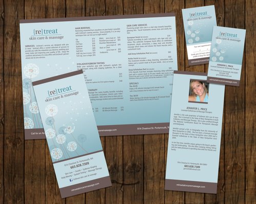 Identity/Logo Rebrand, Tri-fold Brochure Design