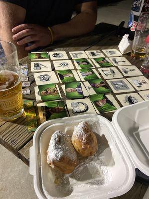 Games, beers and beignets!