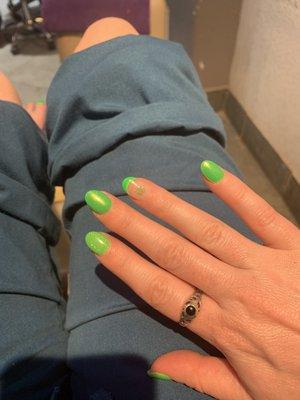 St. Patrick's day nails