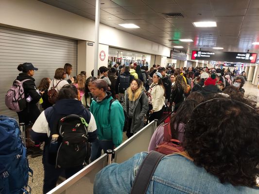 TSA Checkpoint E2 - Boston Logan International Airport