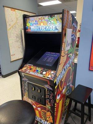 Multicade with 50 plus 80's era games.