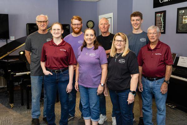 H & H Music Service Department Staff