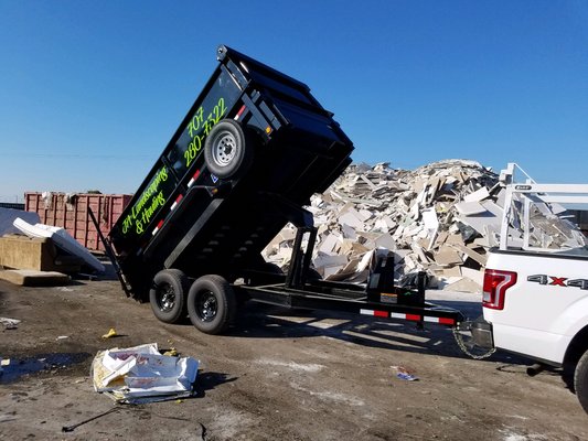 Junk removal and hauling by JA Landscaping and Hauling