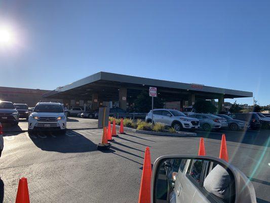 11/13/2022:  South San Francisco Costco's regular gas price is $4.899 per gallon.