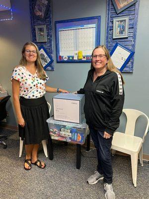 Providing Hygiene products to Cassopolis Middle school