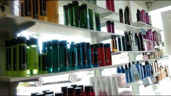 We carry Redken, Matrix, Paul Mitchell, American Crew and more