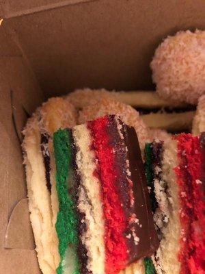 Homemade Neapolitan cookies...truly homemade...So Good.