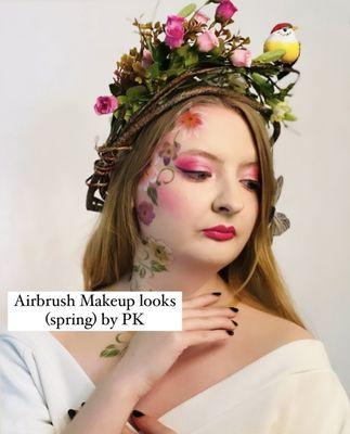 Airbrush makeup looks