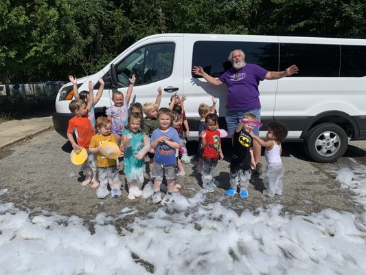 Kids foam party