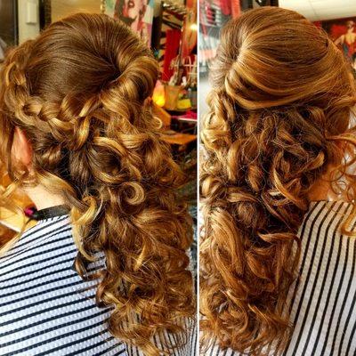 Soft Updo for special event