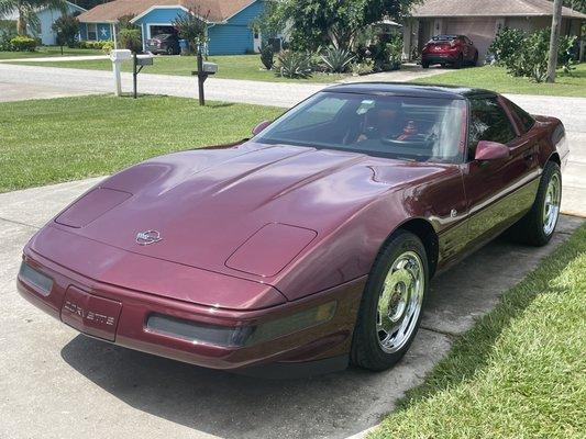 Happy and healthy 93 C4 40th anniversary corvette