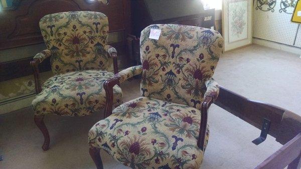 This were nice chairs and well priced.  In the local market, they would be double the listed price.