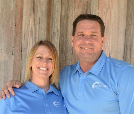 Michael & Kathy Stokes. Owners/Operators of Squeaky Clean Solutions