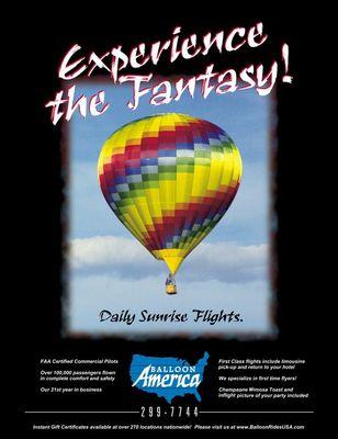 Tucson's PROFESSIONAL balloon tour company