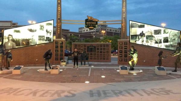 Packers Heritage in the downtown area! Just amazing!