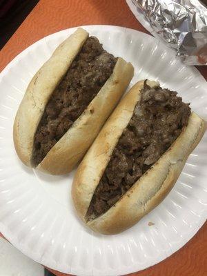 Steak n cheese (no veggies)