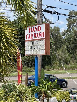 Signage on road