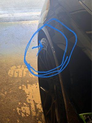 Tire bulge