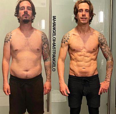 Patrick - Mid 30s - From 175lbs to 138lbs - 12 weeks Transformation