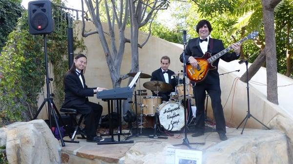 Kerry, Martin and George at a private party in Belair, CA