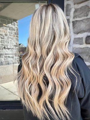 Blonde Bello Haven Hair Extensions by Kaili | Hand Tied Wefts