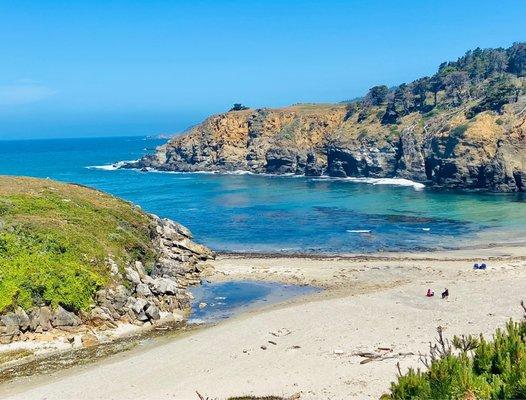 Beautiful secluded beach